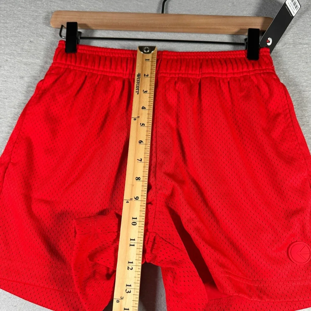 Ethika Boys XL Red Mesh Athletic Basketball Shorts‎ BABS1072-RED-XL NWT